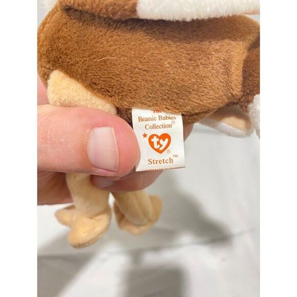 1997 Ty Beanie Baby STRETCH the Ostrich Bird Plush Toy 10 X 5.5 Inch - Picture 9 of 10